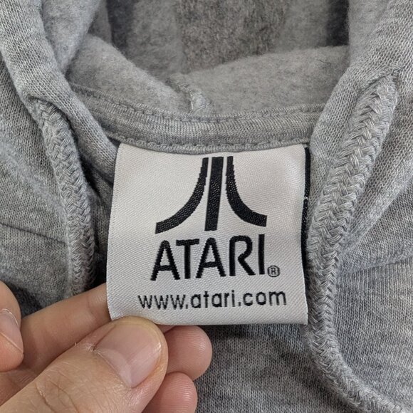 Atari 2022 Hoodie Sweater Printed Medium Grey - Picture 7 of 10